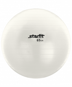 Мяч гимнастический Starfit GB-102 с насосом 65 см, антивзрыв, белый ― купить в Москве. Цена, фото, описание, продажа, отзывы. Выбрать, заказать с доставкой. | Интернет-магазин SPORTAVA.RU