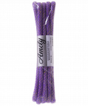 Скакалка для художественной гимнастики Amely RGJ-304, 3м, фиолетовый/золотой, с люрексом