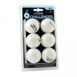 Мяч для настольного тенниса Stiga Challenger, 5200-06, диам. 40 мм, упак. 6 шт (Диаметр 40 мм)