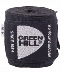 Бинт боксерский Green Hill BP-6232c, 3,5м, эластик, черный