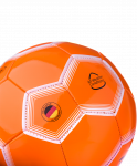 Мяч футбольный Jögel Intro JS-100, №5, оранжевый/черный/белый (5)