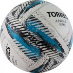 Мяч футб. TORRES Junior-5 Super HS, F320305, р.5,вес 350-370 г, ПУ,4сл,16 п,руч.сш,бел-гол-сер (5)