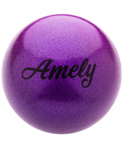 Мяч для художественной гимнастики Amely AGB-103 15 см, фиолетовый, с насыщенными блестками ― купить в Москве. Цена, фото, описание, продажа, отзывы. Выбрать, заказать с доставкой. | Интернет-магазин SPORTAVA.RU
