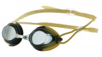 Очки для плавания Atemi, силикон (чёрн/золото), N301