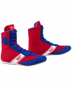 Обувь для бокса Green Hill Special LSB-1801, высокая, синий/красный ― купить в Москве. Цена, фото, описание, продажа, отзывы. Выбрать, заказать с доставкой. | Интернет-магазин SPORTAVA.RU