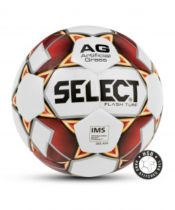 Мяч футбольный Select Flash Turf, №5, белый/красный/оранжевый ― купить в Москве. Цена, фото, описание, продажа, отзывы. Выбрать, заказать с доставкой. | Интернет-магазин SPORTAVA.RU