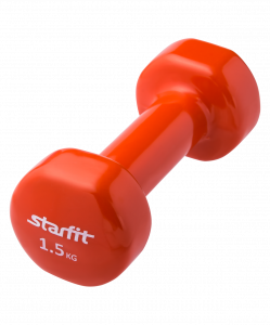 Гантель виниловая Starfit DB-101 1,5 кг, оранжевый ― купить в Москве. Цена, фото, описание, продажа, отзывы. Выбрать, заказать с доставкой. | Интернет-магазин SPORTAVA.RU