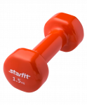 Гантель виниловая Starfit DB-101 1,5 кг, оранжевый