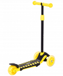 Самокат Ridex 3-колесный Spike 3D 120/100 мм, желтый