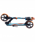 Самокат Ridex 2-колесный Liquid 180 мм, черный/оранжевый