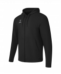 Флисовое худи на молнии JÖGEL ESSENTIAL Cotton Fleece FZ Hoodie, черный