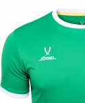 Футболка футбольная Jögel CAMP Origin, зеленый/белый, детский