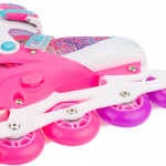 Раздвижные роликовые коньки Alpha Caprice Fantastic Pink (со сменными лезвиями) (L(37-40))