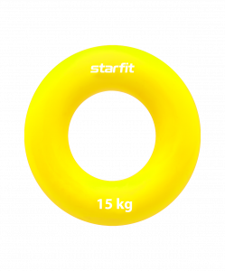 Эспандер кистевой Starfit ES-404 Кольцо, 15 кг, силикагель, желтый ― купить в Москве. Цена, фото, описание, продажа, отзывы. Выбрать, заказать с доставкой. | Интернет-магазин SPORTAVA.RU