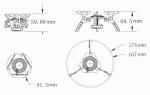 Горелка газовая FIRE-MAPLE FMS-105, ПЬЕЗО, СО ШЛАНГОМ, 237 г