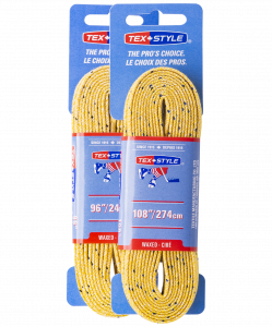 Шнурки для коньков с пропиткой Tex Style W917, пара, 2,74 м, желтые ― купить в Москве. Цена, фото, описание, продажа, отзывы. Выбрать, заказать с доставкой. | Интернет-магазин SPORTAVA.RU