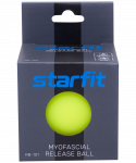 Мяч для МФР Starfit RB-101, 6 см, силикагель, ярко-зеленый