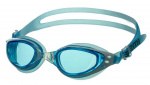 Очки для плавания Atemi, силикон (гол/бел), B201