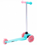 Самокат Ridex 3-колесный Zippy 3D, 120/80 мм, мятный