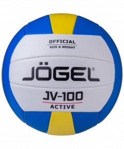 Мяч волейбольный Jögel JV-100, синий/желтый ― купить в Москве. Цена, фото, описание, продажа, отзывы. Выбрать, заказать с доставкой. | Интернет-магазин SPORTAVA.RU