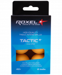 Мяч для настольного тенниса Roxel 1* Tactic, оранжевый, 6 шт.