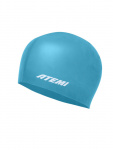 Шапочка для плавания Atemi kids silicone cap Green river, силикон, Цвет: бирюзовый, KSC1GR