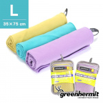 Полотенце GREEN-HERMIT ультралёгкое Superfine Fiber Day Towel, MACAW GREEN/L/55г/35x75см