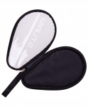 Чехол для ракетки для настольного тенниса Sturm CS-02, для одной ракетки, черный/прозрачный