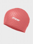 Шапочка для плавания Atemi bubble cap Bright red, силикон, Цвет: Красный, FBC1R