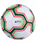 Мяч футбольный Jögel Nano №4, белый/зеленый (4)