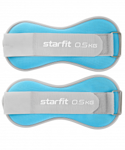 Утяжелители универсальные Starfit WT-502, 0,5 кг, голубой ― купить в Москве. Цена, фото, описание, продажа, отзывы. Выбрать, заказать с доставкой. | Интернет-магазин SPORTAVA.RU