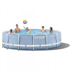 Бассеин надувной круглый Intex 26168NP EASY SET, 457Х122см, фильт-насос, лестница, тент, подстилка ― купить в Москве. Цена, фото, описание, продажа, отзывы. Выбрать, заказать с доставкой. | Интернет-магазин SPORTAVA.RU