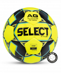 Мяч футбольный Select X-Turf IMS №4, желтый/черный/синий (4)