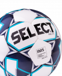 Мяч футбольный Select Delta IMS 815017, №5, белый/темно-синий/голубой (5)