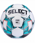 Мяч футбольный Select Brillant Super FIFA 810108, №5, белый/зеленый/черный (5)