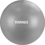 Мяч гимнастический TORRES, AL122165GR, диаметр 65 см, серый
