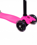Самокат Ridex 3-колесный Snappy 2.0 3D 120/80 мм, розовый