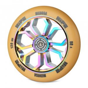 Колесо HIPE Medusa wheel LMT36 120мм brawn/core neo chrome, neochrome ― купить в Москве. Цена, фото, описание, продажа, отзывы. Выбрать, заказать с доставкой. | Интернет-магазин SPORTAVA.RU
