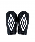 Щитки футбольные Umbro Mini Slip Diamond 25044U, черный/белый (S)