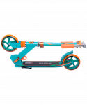 БЕЗ УПАКОВКИ Самокат Ridex 2-колесный Razzle 145 мм, зеленый/оранжевый