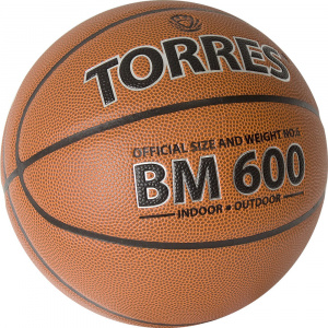 Мяч баскетбольный TORRES BM600 B32026, размер 6 (6) ― купить в Москве. Цена, фото, описание, продажа, отзывы. Выбрать, заказать с доставкой. | Интернет-магазин SPORTAVA.RU