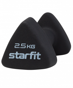 Гантель неопреновая Starfit DB-205 2,5 кг, черный ― купить в Москве. Цена, фото, описание, продажа, отзывы. Выбрать, заказать с доставкой. | Интернет-магазин SPORTAVA.RU