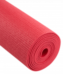 Коврик для йоги и фитнеса Starfit FM-101, PVC, 183x61x0,3 см, красный