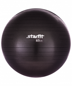 БЕЗ УПАКОВКИ Мяч гимнастический Starfit GB-101 65 см, антивзрыв, черный ― купить в Москве. Цена, фото, описание, продажа, отзывы. Выбрать, заказать с доставкой. | Интернет-магазин SPORTAVA.RU