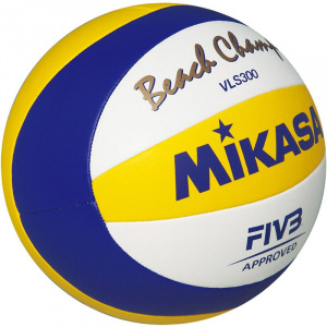 Мяч волейбольный пляжный Mikasa VLS300, размер 5 (5) ― купить в Москве. Цена, фото, описание, продажа, отзывы. Выбрать, заказать с доставкой. | Интернет-магазин SPORTAVA.RU
