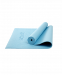 Коврик для йоги и фитнеса Starfit FM-101, PVC, 173x61x0,5 см, синий пастель