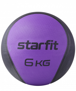 БЕЗ УПАКОВКИ Медбол высокой плотности Starfit GB-702, 6 кг, фиолетовый ― купить в Москве. Цена, фото, описание, продажа, отзывы. Выбрать, заказать с доставкой. | Интернет-магазин SPORTAVA.RU