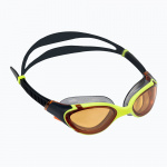 Очки для плав. SPEEDO Biofuse 2.0, 8-00233214507, ОРАНЖЕВЫЕ линзы, желтая оправа (Senior)