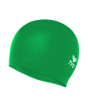 Шапочка для плавания TYR Wrinkle Free Junior Silicone Cap, силикон, LCSJR/326, зеленый