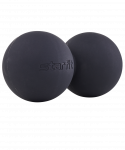 БЕЗ УПАКОВКИ Мяч для МФР Starfit RB-106, 6 см, силикагель, двойной, черный